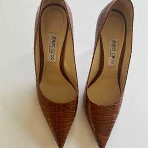 Jimmy Choo Love Crocodile pumps 9.5